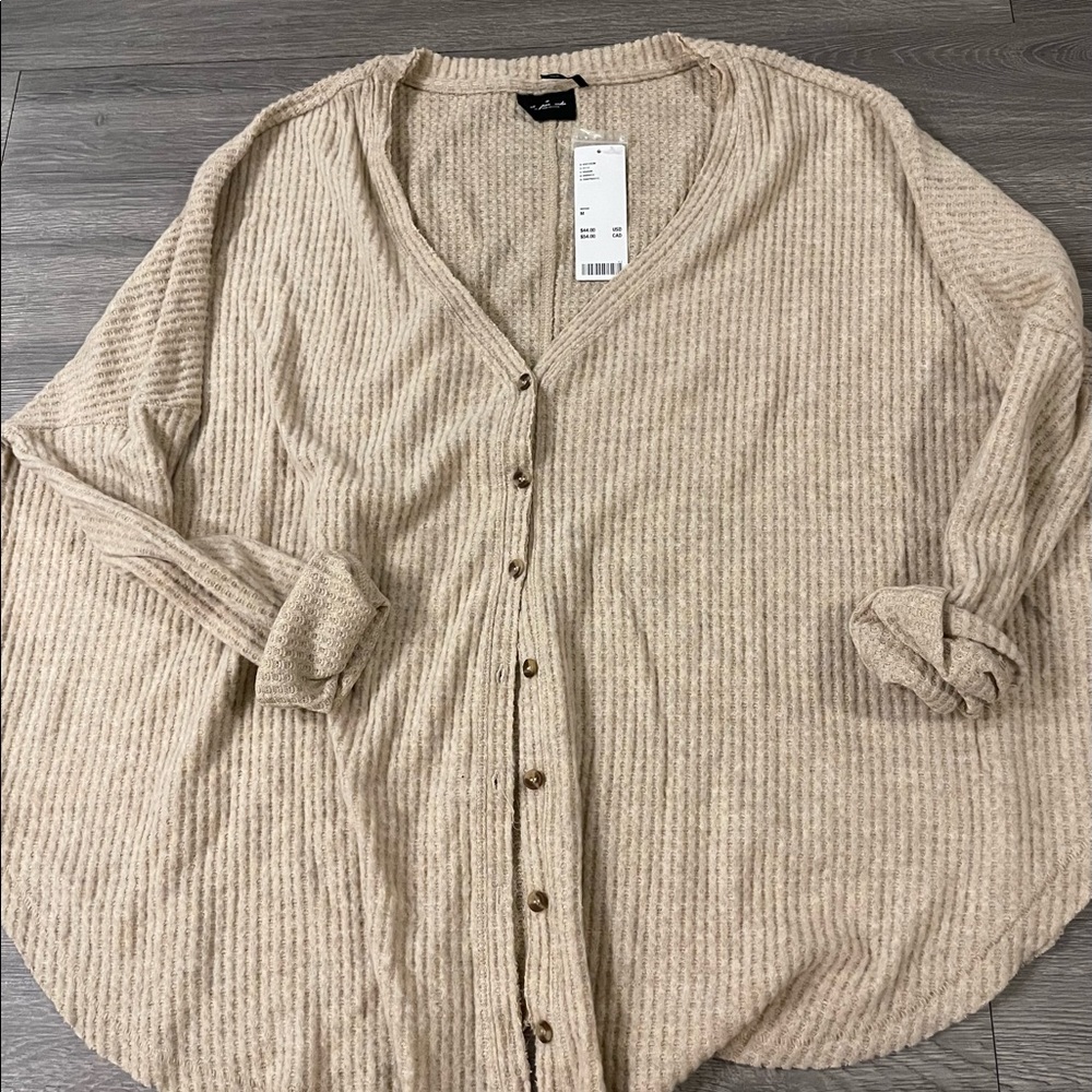Brand New Waffle Sweater